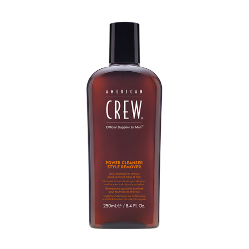 Уход за волосами AMERICAN CREW Шампунь для ежедневного ухода, очищающий волосы от укладочных средств Power Cleanser Style Remover