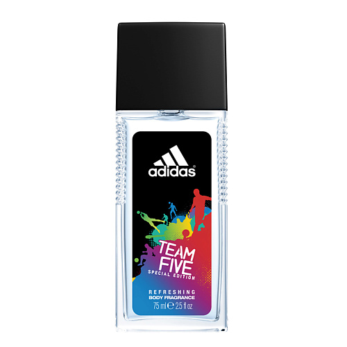 ADIDAS Team Five Men Refreshing Body Fragrance 75 adidas team five men 50