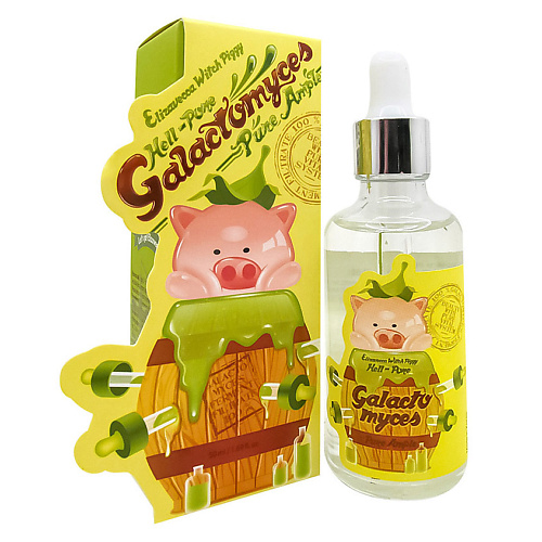 ELIZAVECCA Сыворотка со 100% экстрактом галактомисиса Hell-Pore Galactomyces Pure Ample сыворотка для лица elizavecca witch piggy hell pore marine collagen ample 50 мл