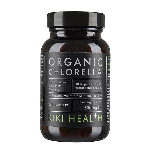 KIKI HEALTH Таблетки с хлореллой органические kiki health порошок ацеролы органический