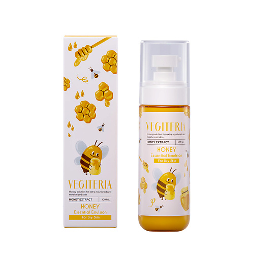 

VEGITERIA Тоник-эмульсия для сухой кожи HONEY, Тоник-эмульсия для сухой кожи HONEY