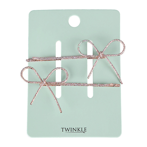 TWINKLE Набор заколок Bow Rose Gold 75₽