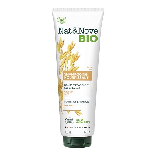 Шампунь для волос KERANOVE Шампунь для сухих волос Овес Nat & Nove Bio Shampoo