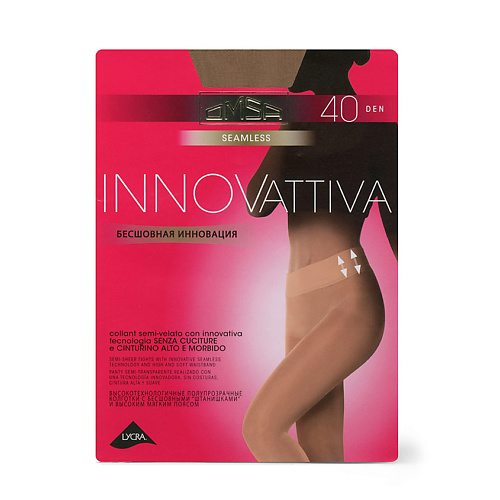 OMSA Колготки 40 ден INNOVATTIVA (бесшовные) Caramello omsa колготки 20 ден matte caramello