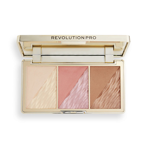 

REVOLUTION PRO Румяна Бронзер и хайлайтер 3 В 1 CRYSTAL LUXE, Rose Fresco, Румяна Бронзер и хайлайтер 3 В 1 CRYSTAL LUXE, Rose Fresco