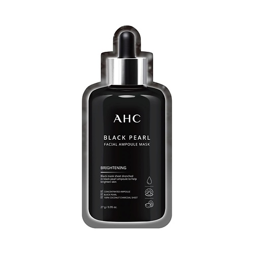 AHC PREMIUM MASK Маска для лица с чёрным жемчугом asiaspa маска для лица тайский секрет бамбук активное омоложение 10