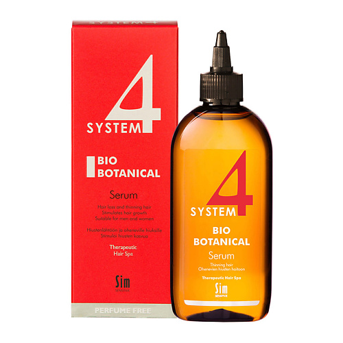 SYSTEM4 Био Ботаническая сыворотка для роста волос Bio Botanical Serum wooden spoon сыворотка для роста волос