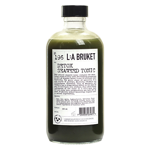 Тоник для лица LA BRUKET Тоник для тела № 196 DETOX SEAWEED tonic средства для ванной и душа la bruket жидкое мыло для тела 094 salvia rosmarin lavende tval hand