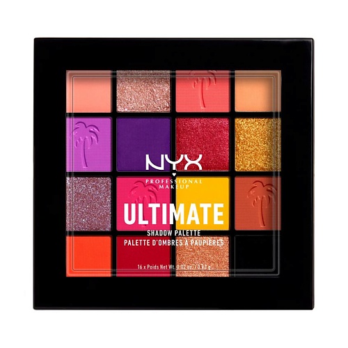 Палетка NYX Professional Makeup Палетка теней ULTIMATE SHADOW PALETTE FEST палетка теней для век makeup obsession beauty tales shadow palette 35 г