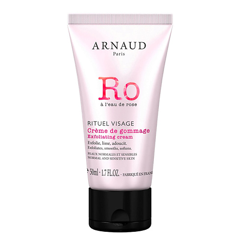 ARNAUD PARIS Крем-гоммаж для лица с розовой водой Rituel Visage гоммаж для лица с папаином молочной кислотой и экстрактом клубники 50мл
