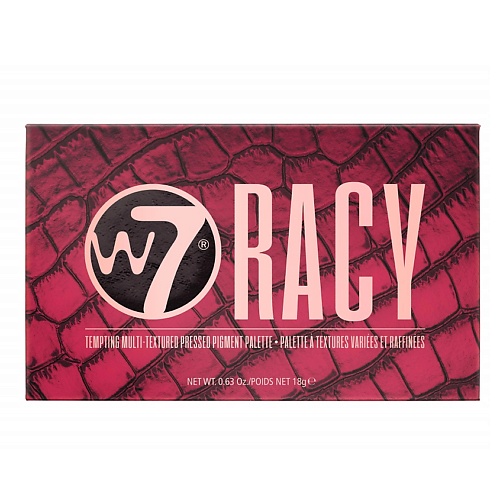 Палетка W7 Палетка теней для век Racy тени для век w7 cosmetics палетка теней w7 goldibox