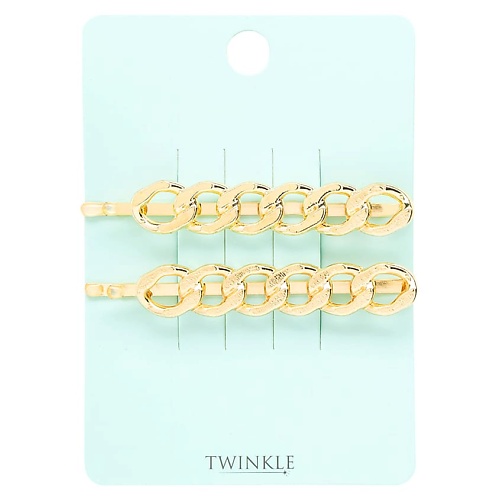 TWINKLE Заколки-невидимки для волос GOLDEN CHAIN LTA022590 - фото 1