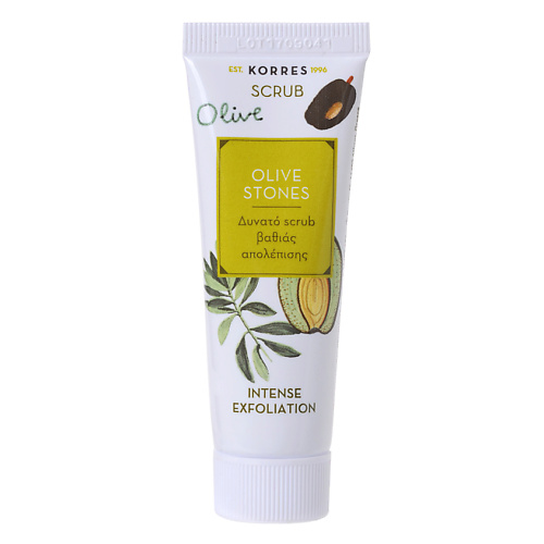 цена Скраб для лица KORRES Скраб для лица с оливой Olive Stones Scrub