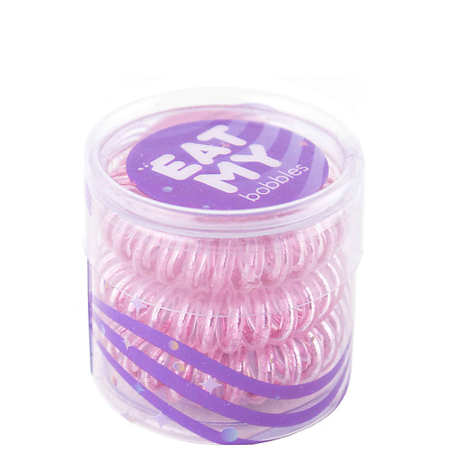 фото Eat my резинка для волос в цвете "клубничный леденец", мини упаковка