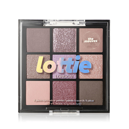 Палетка LOTTIE LONDON Палетка теней для век 9 оттенков тени и палетки теней makeup obsession палетка теней для век keep it fresh 9 оттенков