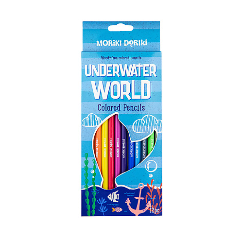 Набор карандашей MORIKI DORIKI Цветные карандаши  UNDERWATER WORLD