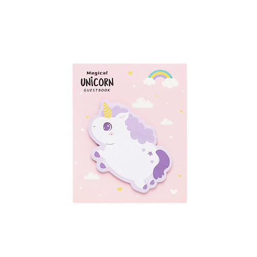 Стикеры для заметок ЛЭТУАЛЬ Стикеры для заметок Unicorn подарочная упаковка лэтуаль открытка unicorn