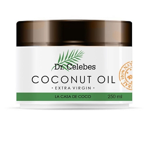DR. CELEBES Масло кокосовое органическое холодного отжима beauty365 масло кокосовое холодного отжима нерафинированное 200