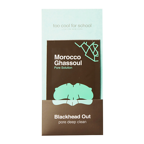 Набор средств для лица TOO COOL FOR SCHOOL Набор очищающих полосок для носа против черных точек Morocco Ghassoul средства для умывания starskin маска для носа для избавления от черных точек трехэтапная
