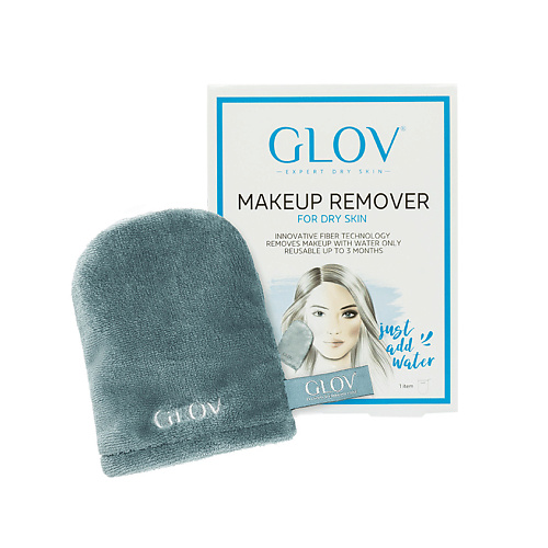 GLOV Рукавичка для снятия макияжа GLOV для сухой кожи glov массажная рукавичка для тела glov из гипоаллергенного бамбукового волокна