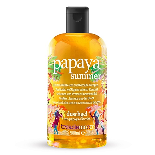TREACLEMOON Гель для душа Летняя папайя Papaya summer Bath & shower gel ok beauty гель для душа увлажняющий папайя и макадамия