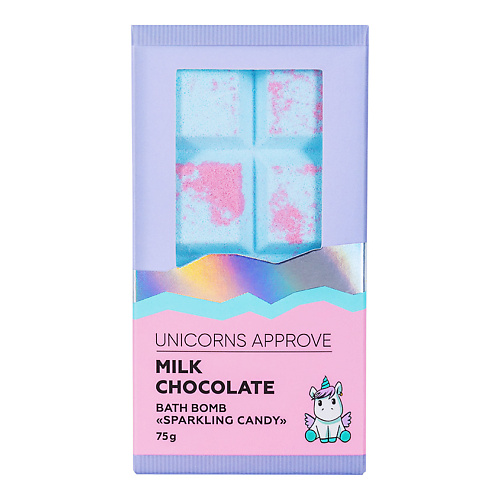 Бомбочка для ванны UNICORNS APPROVE Бомба для ванны SPARKLING CANDY средства для ванной и душа unicorns approve бомба для ванны unicorn