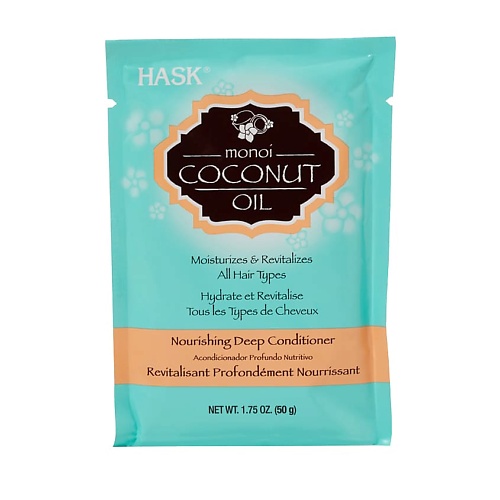 Маска для волос HASK Питательная маска для волос с кокосовым маслом Coconut Oil Conditioner питательный кондиционер с кокосовым маслом hask monoi coconut oil 50 гр