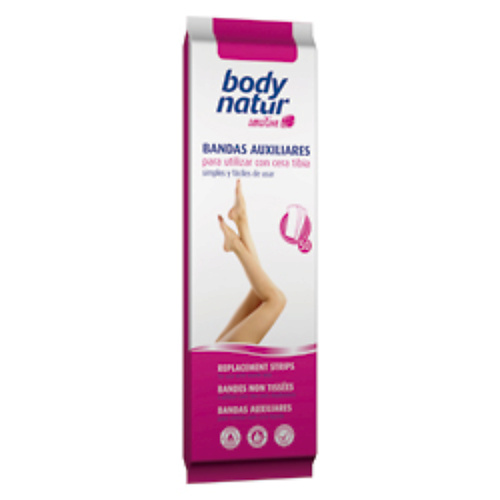 

BODY NATUR Полоски для депиляции теплым воском Replacement Waxing Strips, Полоски для депиляции теплым воском Replacement Waxing Strips