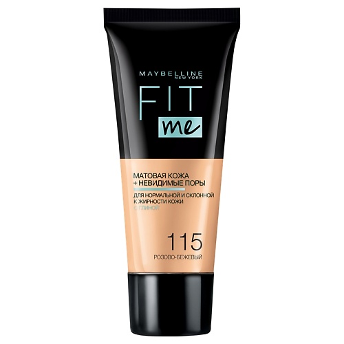 

MAYBELLINE NEW YORK Тональный крем для лица "Fit Me", матирующий, скрывающий поры, Тональный крем для лица "Fit Me", матирующий, скрывающий поры