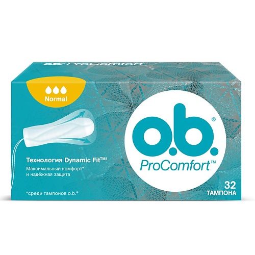 O.B. Тампоны ProComfort Normal lp care тампоны normal 8 0