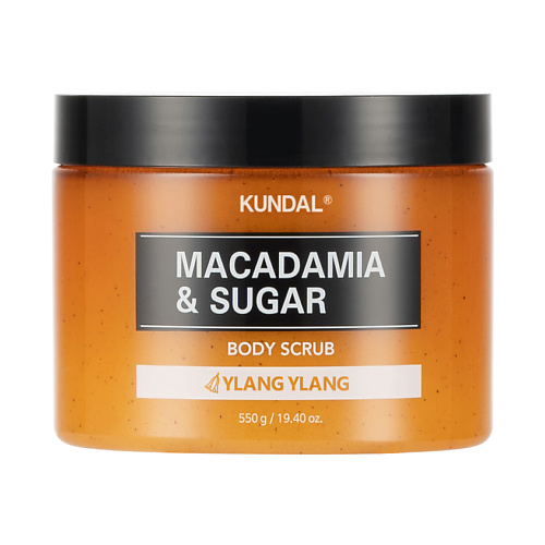 Скраб для тела KUNDAL Скраб для тела Иланг-иланг Macadamia & Sugar Body Scrub hempz скраб для тела original herbal sugar body scrub 176 мл 176 г