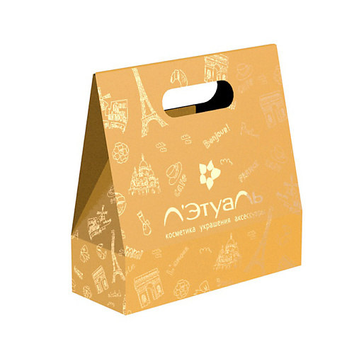 Крафтовый пакет с вырезанными ручками. Boutique Bags сумка.
