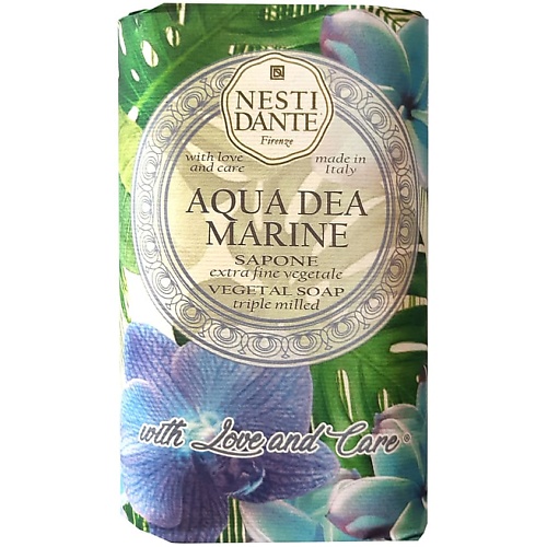 Средства для ванной и душа NESTI DANTE Мыло WITH LOVE AND CARE Aqua Dea Marine