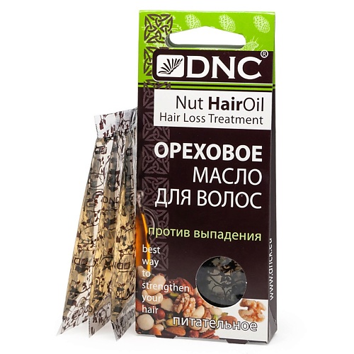 DNC Масло ореховое для волос питательное против выпадения Nut Hair Oil