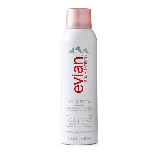 EVIAN Натуральная минеральная вода-спрей Evian белита розовая вода hydrosedeluxe ее крем для лица с матирующим тональным эффектом тон натуральный 30