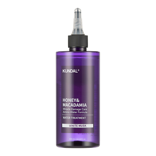 цена Сыворотка для ухода за волосами KUNDAL Средство для восстановления волос Белый мускус Honey & Macadamia Water Treatment