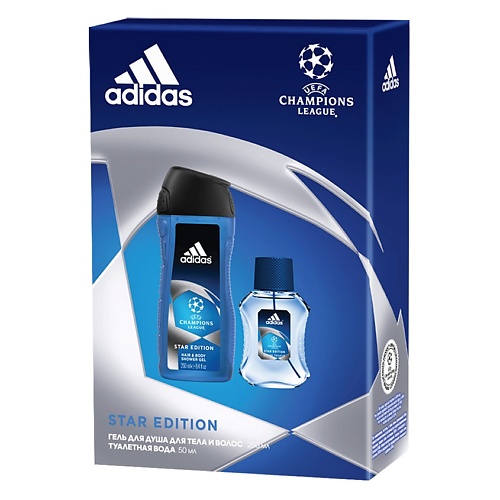 ADIDAS Подарочный набор Champion League II dott solari cosmetics шампунь гель для волос и тела с черным перцем euphoria 250