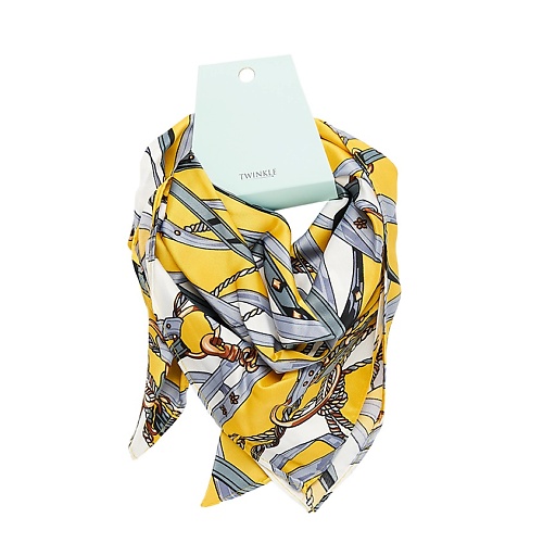 TWINKLE Женский шейный платок Chain 58 58 см ретро элегантный шея волосы галстук маленький квадратный шарф повязка на голову женский шейный платок шарф для волос