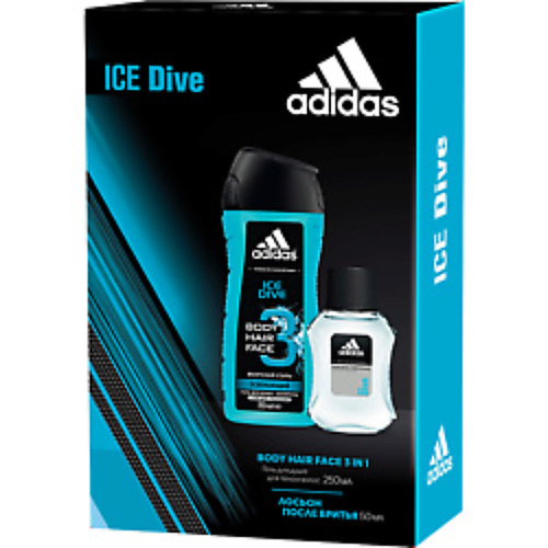 ADIDAS Набор мужской Ice Dive adidas роликовый дезодорант антиперспирант ice dive