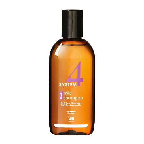 sim sensitive system 4 шампунь 3 для всех типов волос 500 мл Шампунь для волос SYSTEM4 Шампунь №3 для всех типов волос Mild Climbazole Shampoo System 4