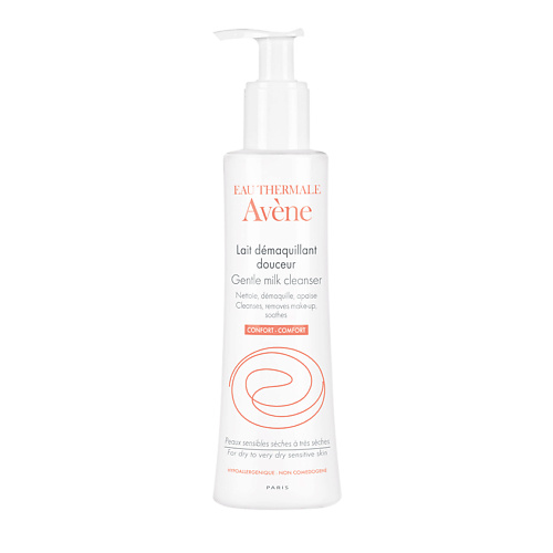 AVENE Мягкое очищающее молочко для сухой чувствительной кожи мягкое очищающее молочко для чувствительной кожи clair de teint sensitif 3582 250 мл