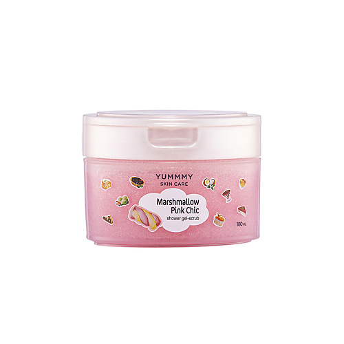 YUMMMY Гель-скраб для душа Pink Chic Marshmallow septivit гель для душа marshmallow nice by septivit 1000 0