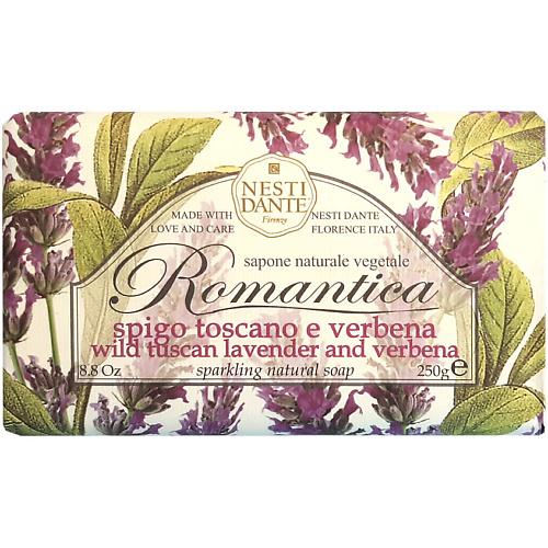 NESTI DANTE Мыло Romantica Tuscan Lavender & Verbena nesti dante мыло тосканская лаванда и вербена romantica 250 г