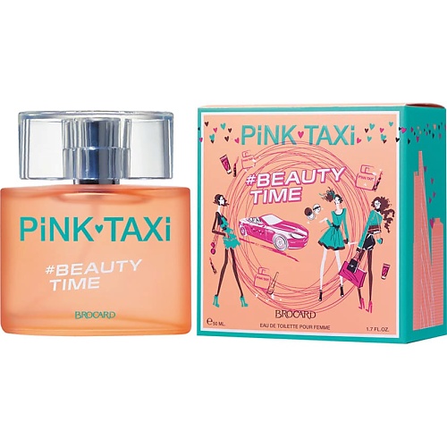 парфюмерная вода brocard pink taxi edt 50ml Туалетная вода BROCARD Pink Taxi BEAUTY TIME