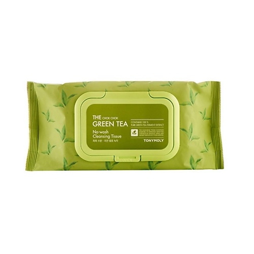 фото Tonymoly салфетки для снятия макияжа с экстрактом зеленого чая