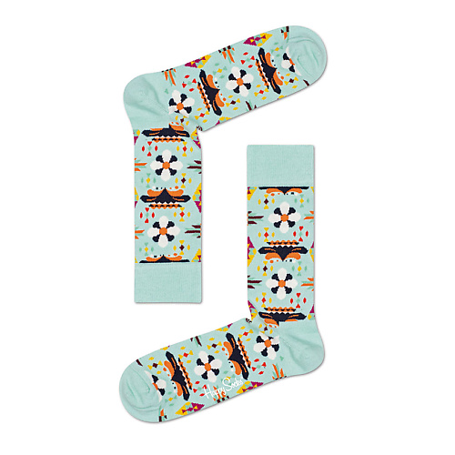 HAPPY SOCKS Носки Temple Blossom 7000 happy socks носки big dot block 7000