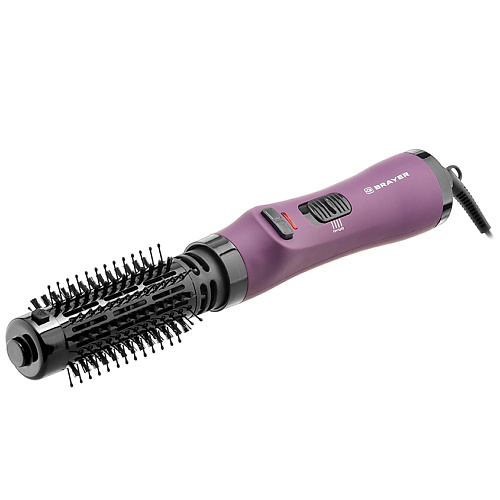 Техника для волос BRAYER Фен-щетка для волос 40 мм фиолетовая
