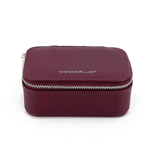 ЛЭТУАЛЬ WANDERLUST Шкатулка для украшений Wanderlust Wine color лэтуаль wanderlust кошелек wanderlust saffiano wine color