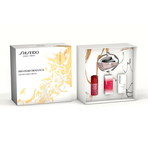 SHISEIDO Набор с BIO-PERFORMANCE Лифтинг-кремом интенсивного действия shiseido набор с кремом разглаживающим морщины benefiance и косметичкой