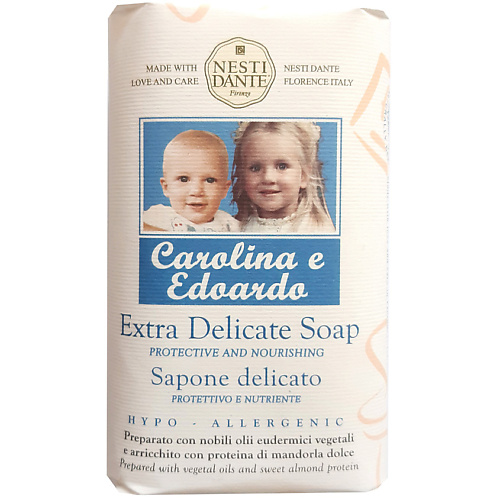 NESTI DANTE Мыло DELICATE Carolina & Edoardo nesti dante мыло vero marsiglia almond